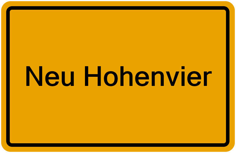 Handelsregisterauszug Neu Hohenvier